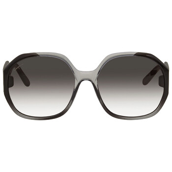 Grey Gradient Butterfly Sunglasses SF943S 007