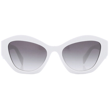 Grey Gradient Cat Eye Sunglasses PR 07YSF 142130