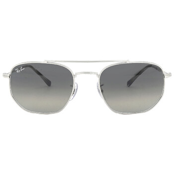 Grey Gradient Irregular Sunglasses RB3707 00371
