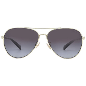 Grey Gradient Pilot Sunglasses HC7140 90058G