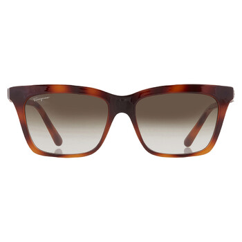 Grey Gradient Rectangular Sunglasses SF1027S 214