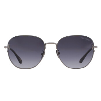 Grey Gradient Round Sunglasses FT0976K 08B