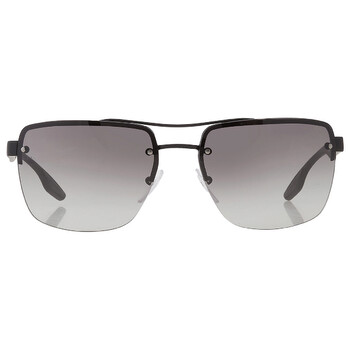 Grey Gradient Square Sunglasses PS 60US DG03M1