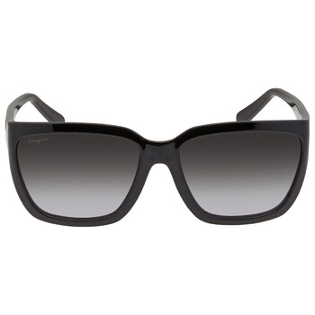 Grey Rectangular Sunglasses SF1018S 001