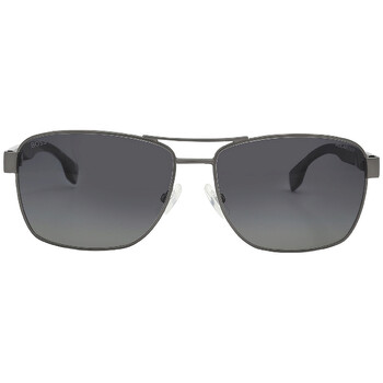 Grey Rectangular Sunglasses BOSS 1559OS 0R80WJ