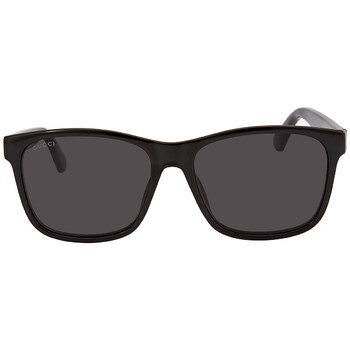 Grey Rectangular Sunglasses GG0746S 001