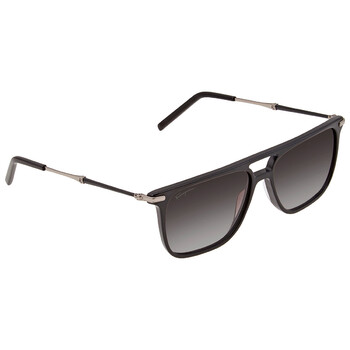 Grey Rectangular Mens Sunglasses SF966S 001