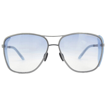 Grey Rectangular Unisex Sunglasses P8600 C