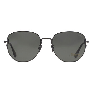 Grey Round Sunglasses FT0976K 02A