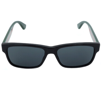 Grey Square Sunglasses GG0340S 006