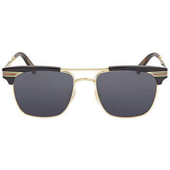 Grey Square Sunglasses GG0287S 001