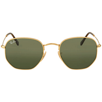 Hexagonal Flat Lenses Green Classic G15 Sunglasses RB3548N 001