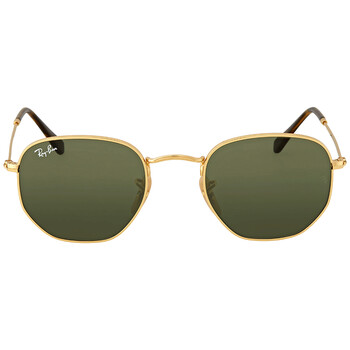 Hexagonal Flat Lenses Green Classic G15 Sunglasses RB3548N 001