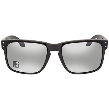 Holbrook Black Prizm Iridium Rectangular Sunglasses OO9102 9102E1