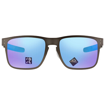 Holbrook Metal Polarized Prizm Sapphire Square Sunglasses OO4123 412307