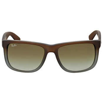 Justin Classic Green Gradient Square Sunglasses RB4165 8547Z