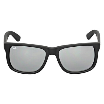 Justin Color Mix Grey Mirror Square Sunglasses RB4165 6226G