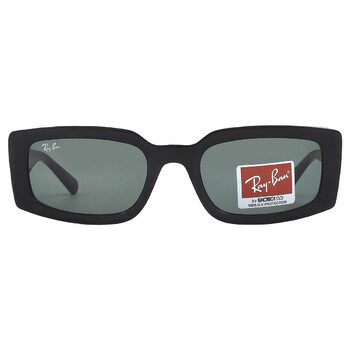 Kiliane Bio Based Dark Green Rectangular Unisex Sunglasses RB4395 667771