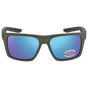 LIDO Blue Mirror Polarized Glass Sunglasses 6S9104 910409