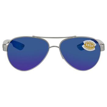 LORETO Blue Mirror Polarized Polycarbonate Sunglasses LR 21 OBMP