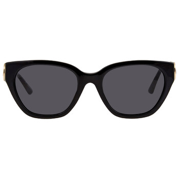 Lake Como Dark Grey Solid Cat Eye Sunglasses MK2154 300587