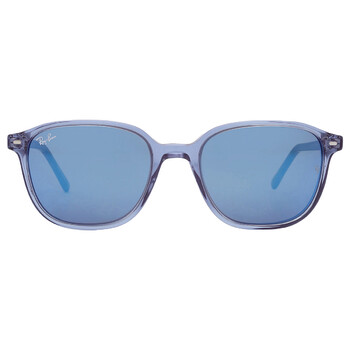 Leonard Blue Mirror Square Sunglasses RB2193 6638O4