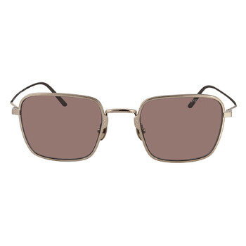 Light Brown Square Titanium Sunglasses PR 54WS 06Q06I