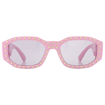 Light Grey Geometric Sunglasses VE4361 539687