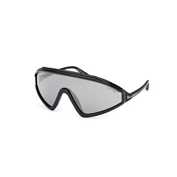 Lorna Smoke Mirror Shield Sunglasses FT1121 01C