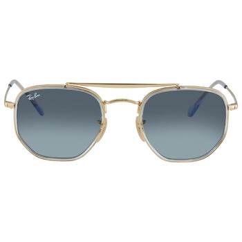 Marshal II Blue Gradient Geometric Sunglasses RB3648M 91233M