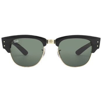 Mega Clubmaster Green Square Sunglasses RB0316S 90131