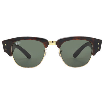 Mega Clubmaster Green Square Sunglasses RB0316S 99031