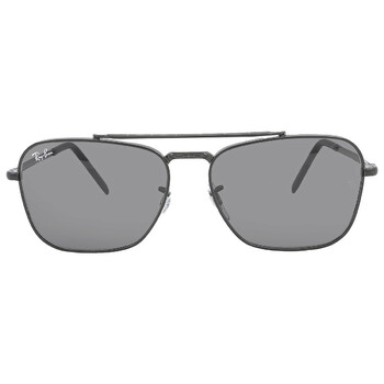 New Caravan Dark Gray Rectangular Sunglasses RB3636 002B1