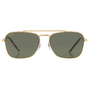 New Caravan Green Square Sunglasses RB3636 919631