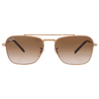 New Caravan Light Brown Gradient Square Sunglasses RB3636 00151