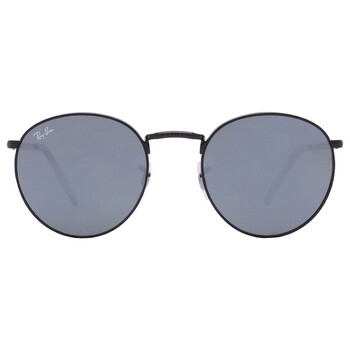 New Round Green Mirrored Blue Sunglasses RB3637 002G1