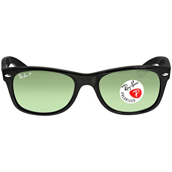 New Wayfarer Classic Polarized Green Sunglasses RB2132 90158