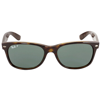 New Wayfarer Classic Polarized Green Sunglasses RB2132 90258