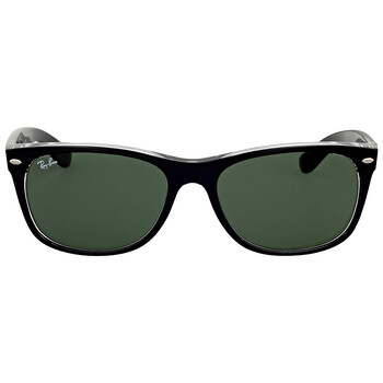 New Wayfarer Color Mix Green Classic G15 Square Sunglasses RB2132 6052