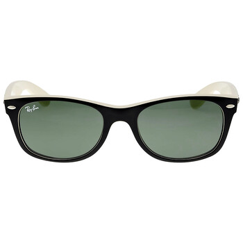 New Wayfarer Color Mix Green Classic G15 Sunglasses RB2132 875