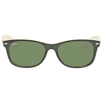 New Wayfarer Color Mix Green Classic G15 Sunglasses RB2132 875