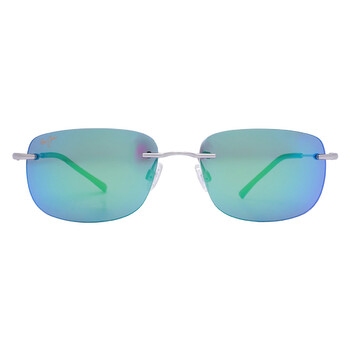 Ohai MAUIGreen Rectangular Sunglasses GM33417M