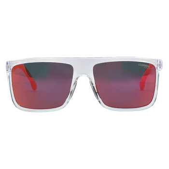 Red Multilayer Browline Sunglasses CARRERA 8055S 0900UZ