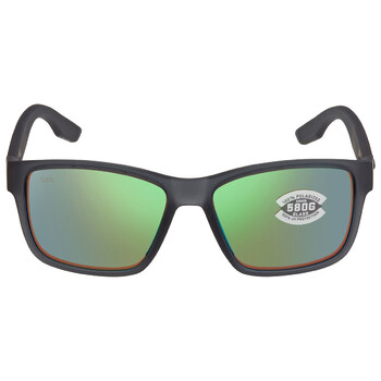 PAUNCH Green Mirror Polarized Glass Sunglasses 6S9049 904904