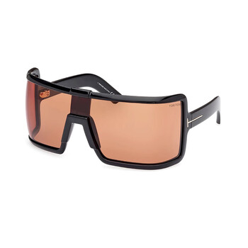 Parker Brown Shield Sunglasses FT1118 01E