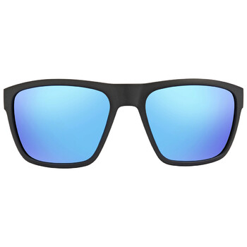 Paunch XL Blue Mirror Polarized Glass Square Sunglasses 6S9050 905001