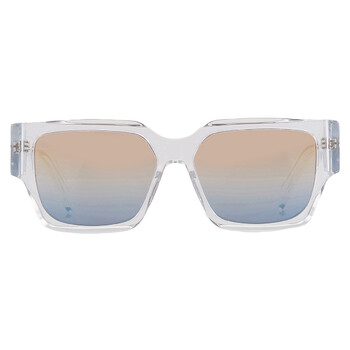 Pink Gradient Blue Square Sunglasses DM40013U 26Z