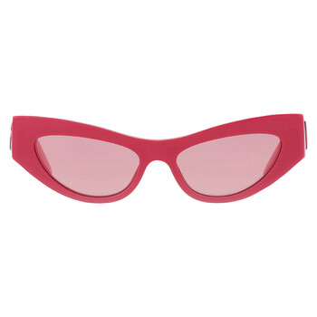 Pink Mirrored Cat Eye Sunglasses DG4450 326230