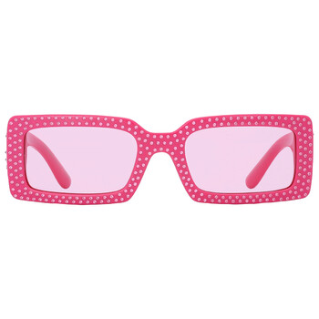 Pink Rectangular Sunglasses DG4447B 326284