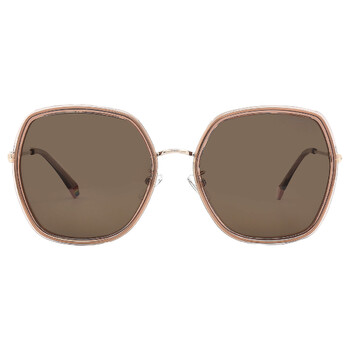 Polarized Bronze Geometric Sunglasses PLD 6153GS 035JSP